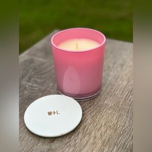 New ! W+L Peony + Suede Soy Candle